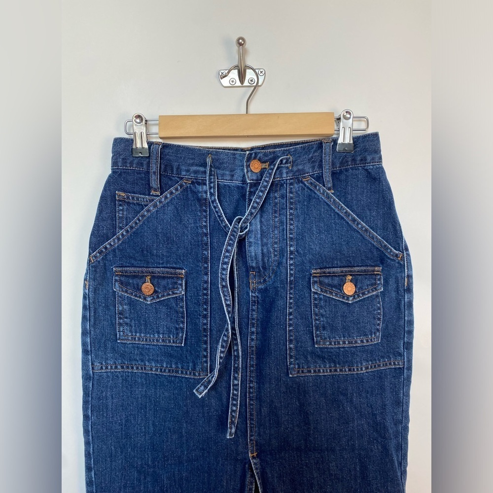 Madewell Blue Midi Skirt - Picture 5 of 14